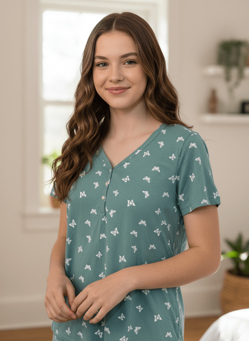 WOMENS PRINTED T - SHIRT - Smgarment's