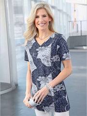 WOMENS PRINTED T - SHIRT - Smgarment's