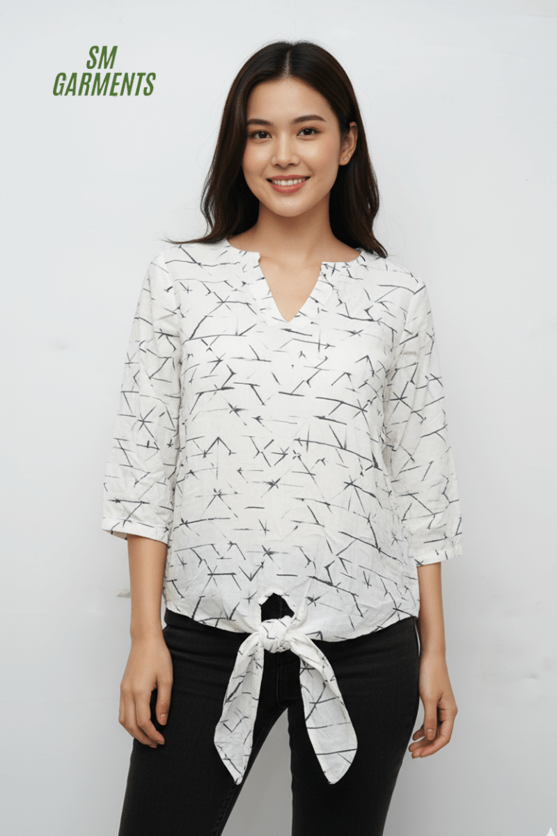 WOMENS PRINTED TOP - Smgarment's