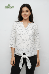 WOMENS PRINTED TOP - Smgarment's