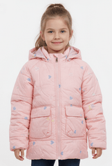 XGZZX GIRLS HEART PRINTED DOUBLE POCKET JACKET - Smgarment's