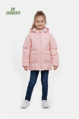 XGZZX GIRLS HEART PRINTED DOUBLE POCKET JACKET - Smgarment's