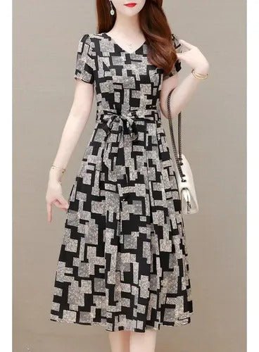 YANZINI WOMENS PRINTED DRESS - Smgarment's