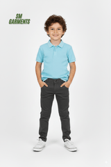 Zara Boys' Black Slim Fit Chino Pants - Smgarment's