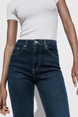 ZARA CROPPED FLARE HIGH - WAIST JEANS - Smgarment's