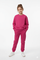 ZARA Girls Plain Sweatshirt And Plain Sweatpant Set - Smgarment's