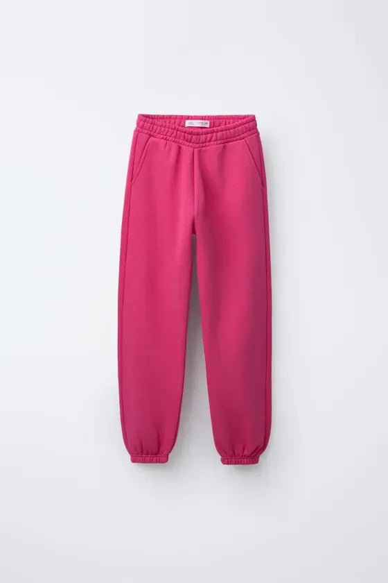 ZARA Girls Plain Sweatshirt And Plain Sweatpant Set - Smgarment's