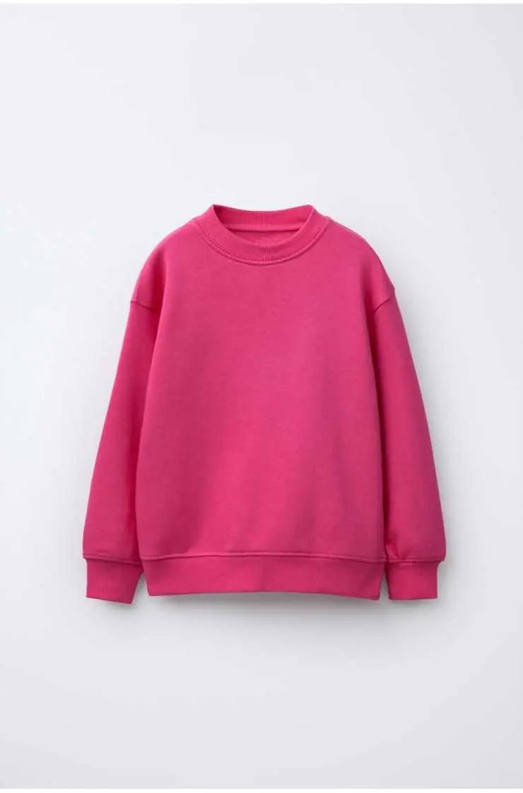 ZARA Girls Plain Sweatshirt And Plain Sweatpant Set - Smgarment's