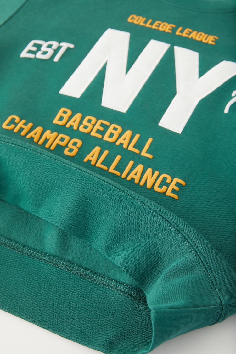 ZARA KIDS NY SWEATSHIRT AND PLUSH TROUSER SET - Smgarment's