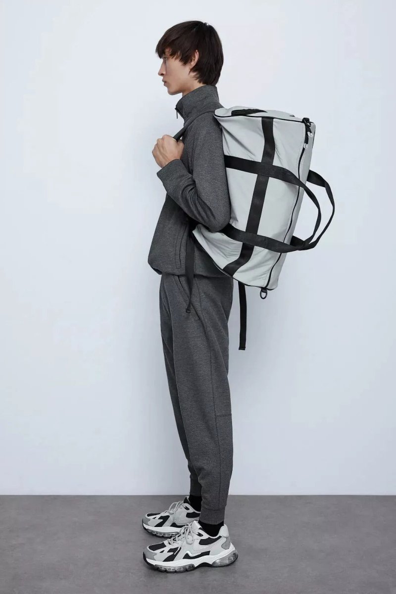 ZARA MENS BLACK PLAIN SPORTS ZIPPER - Smgarment's