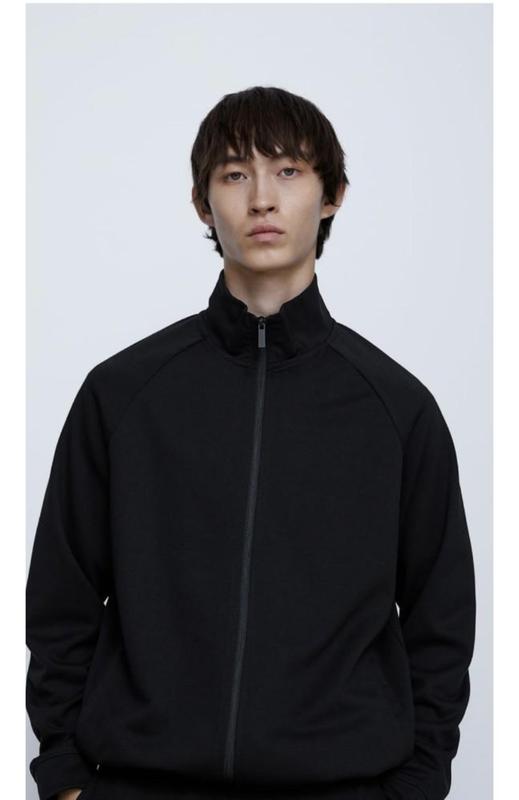 ZARA MENS BLACK PLAIN SPORTS ZIPPER - Smgarment's