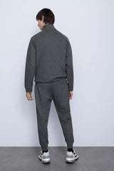 ZARA MENS BLACK PLAIN SPORTS ZIPPER - Smgarment's
