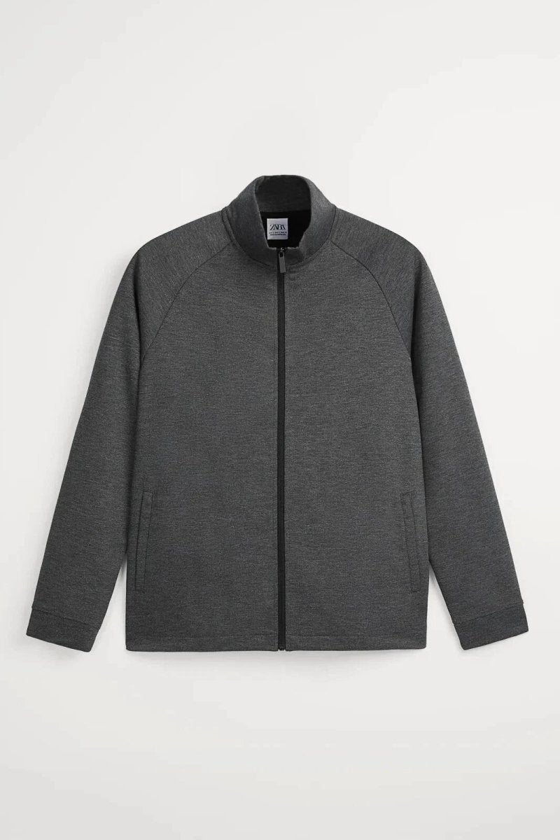 ZARA MENS BLACK PLAIN SPORTS ZIPPER - Smgarment's