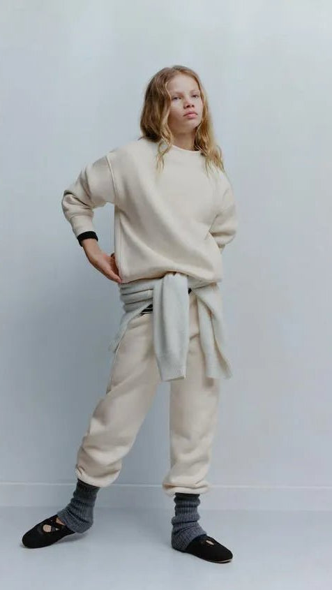 ZARA PLAIN SWEATSHIRT AND PLAIN SWEATPANT SET - Smgarment's
