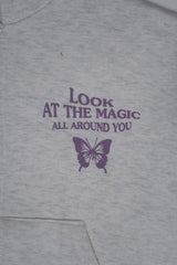 ZARA TEXT DETAIL ZIPPED HOODIE - Smgarment's