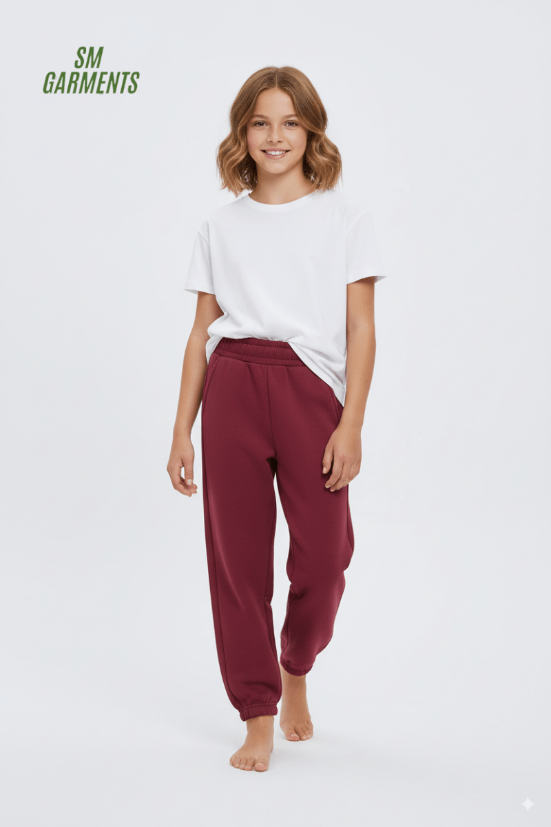 ZR GIRLS BASIC PLUSH JOGGERS - Smgarment's