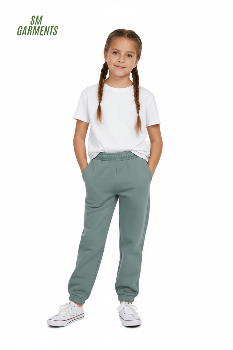 ZR GIRLS BASIC PLUSH JOGGERS - Smgarment's