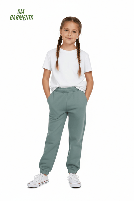 ZR GIRLS BASIC PLUSH JOGGERS - Smgarment's