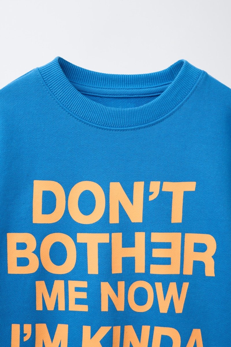 ZR KIDS SLOGAN PRINT SWEATSHIRT - Smgarment's