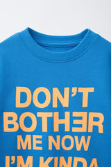 ZR KIDS SLOGAN PRINT SWEATSHIRT - Smgarment's