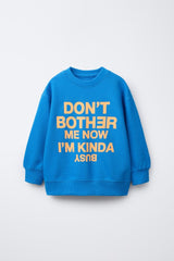 ZR KIDS SLOGAN PRINT SWEATSHIRT - Smgarment's