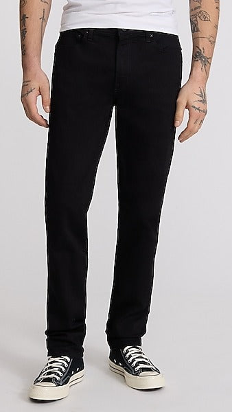 Mens Slim Fit Black Hyper Stretch Jeans
