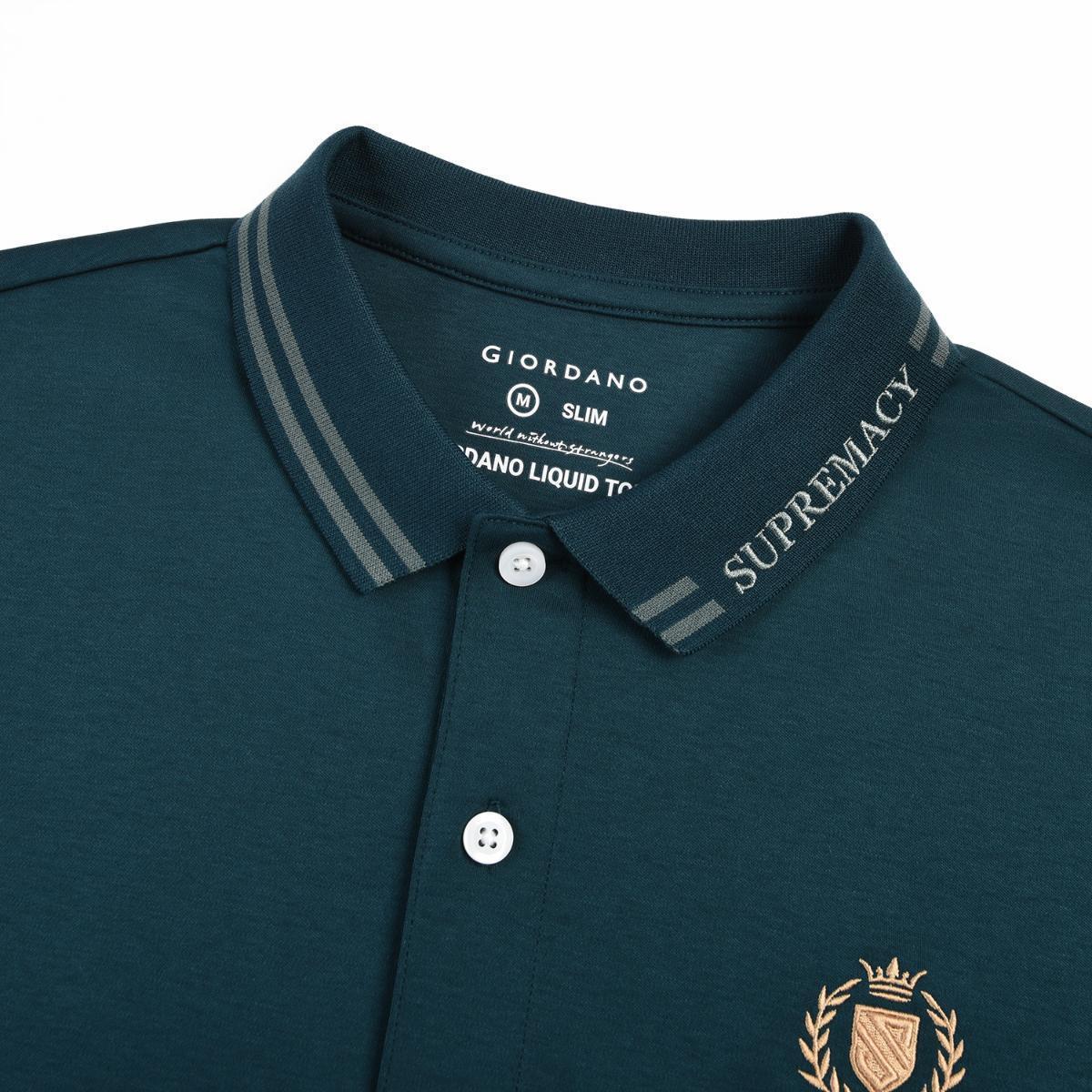 Men's Liquid Touch Badge Polo