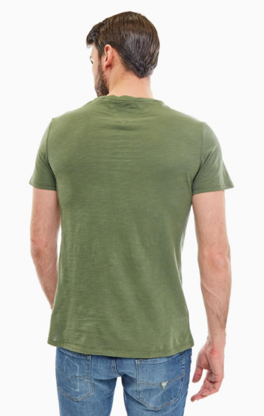 GUESS men's khaki t-shirt