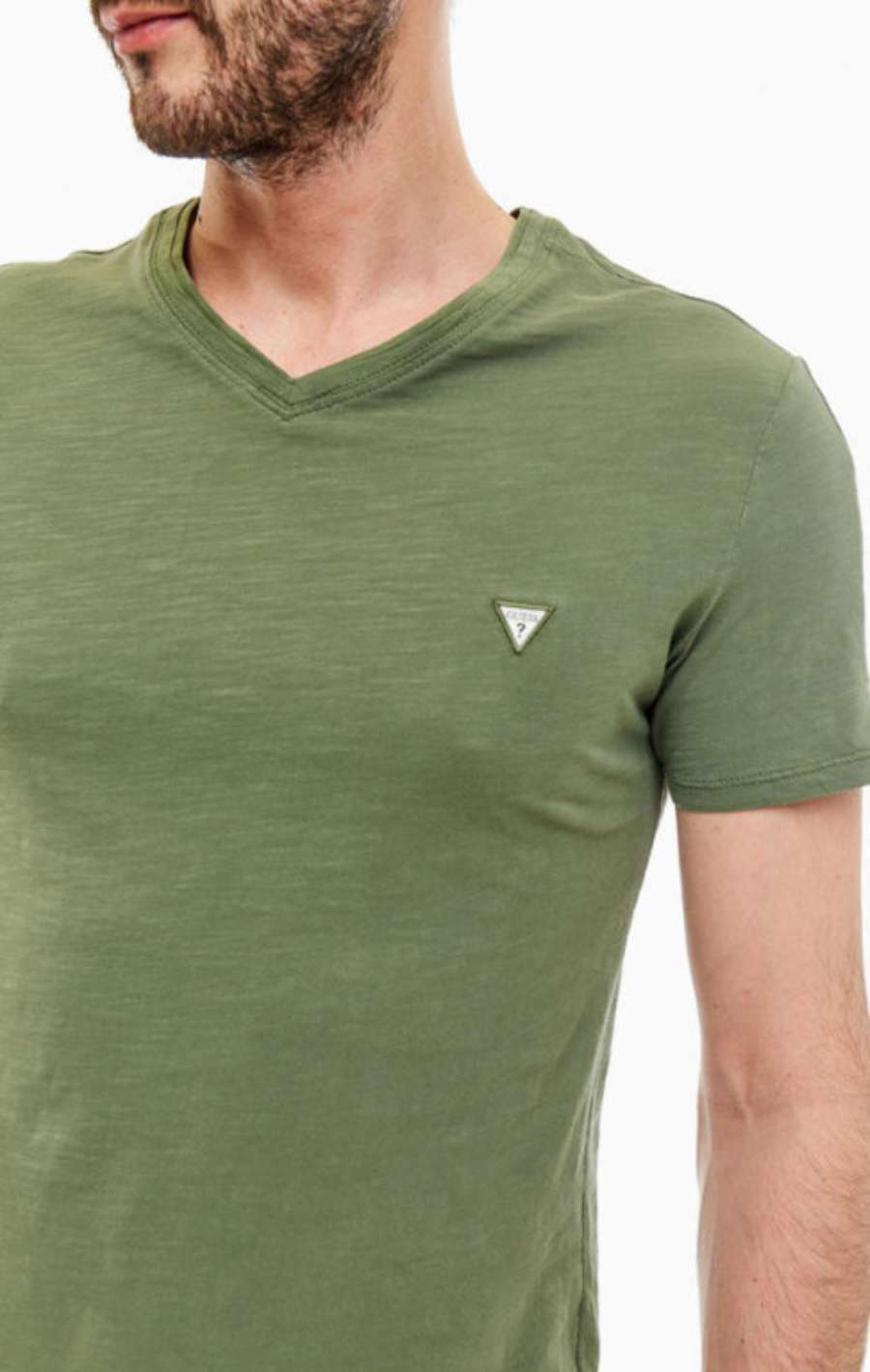 GUESS men's khaki t-shirt