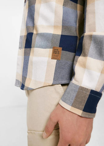 SPF MENS CHECKED SHIRT