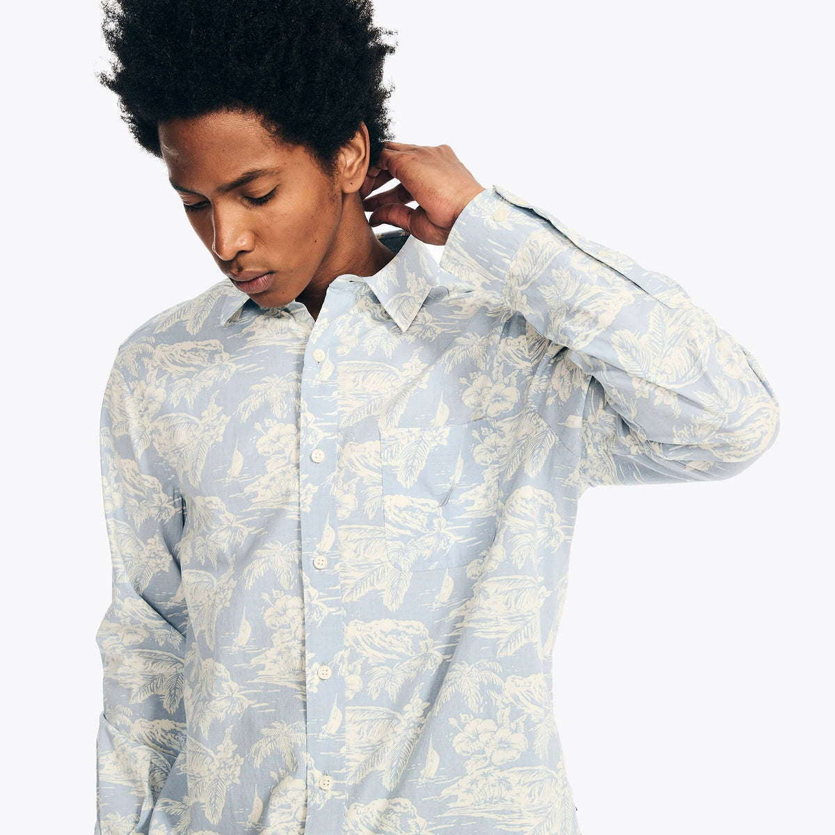 NAUTICA Printed Poplin Shirt