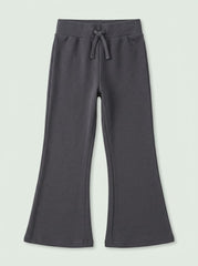 BRANDED Girls Dark Gray Flared Joggers & Sweatpants