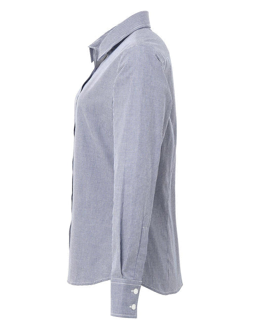 Premier Women's Long Sleeve Gingham Microcheck Shirt