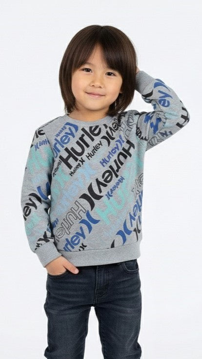 HURLEY BOYS PRINTED SWEATSHIRT