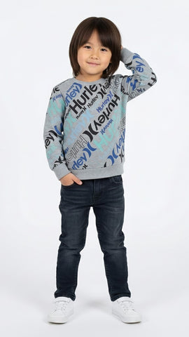 HURLEY BOYS PRINTED SWEATSHIRT