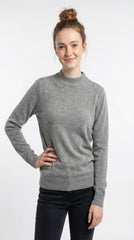 EDC Womens Basic Grey SweatShirt