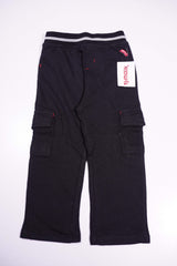 SESAME STREET Boys Black Straight Leg Cargo Trouser