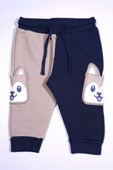 PRENATAL Boys Two Tone Animal Pockets Trouser