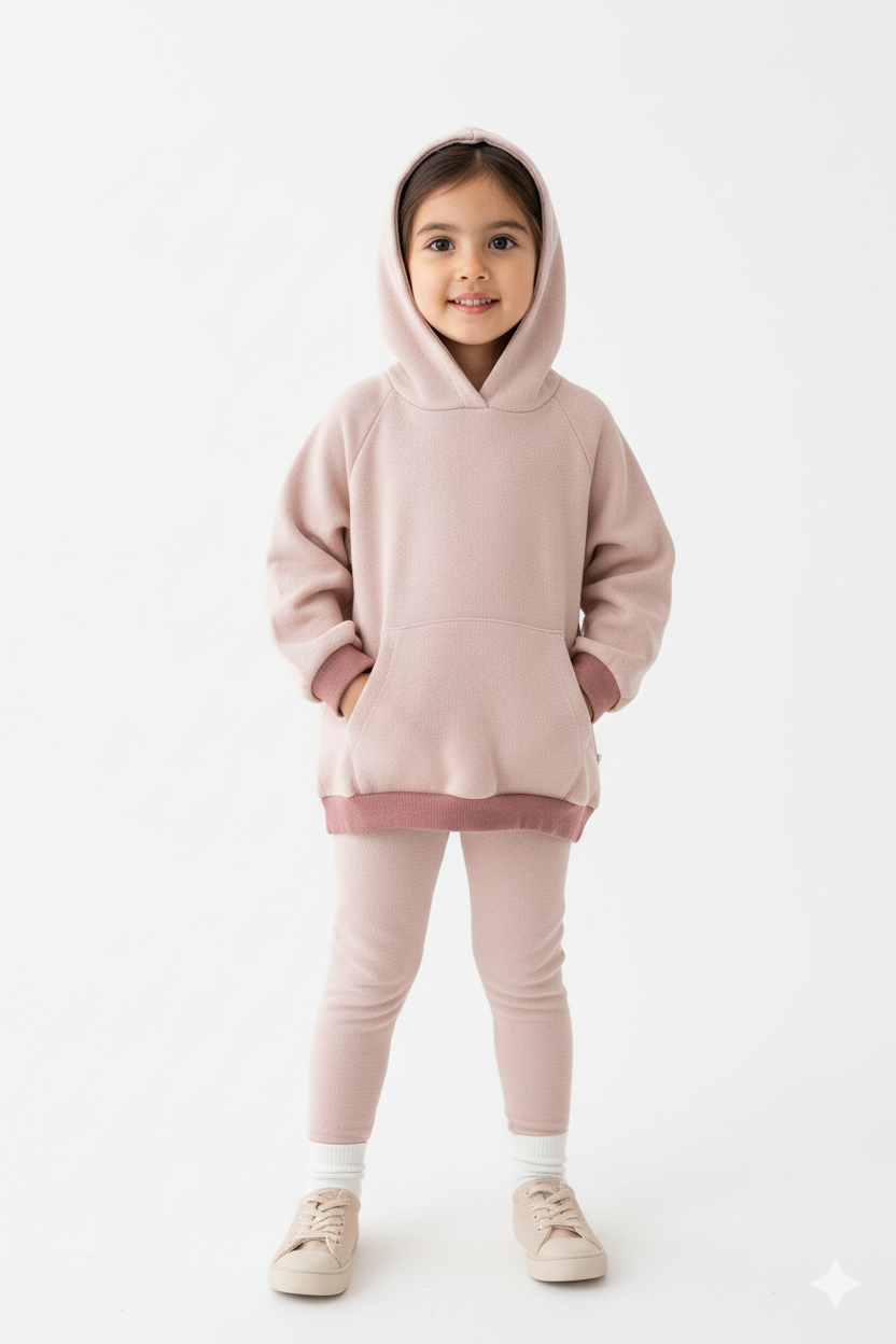ZR GIRLS Basic Hoodie and leggings Suit