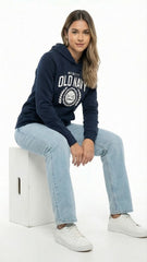 OLD NAVY Womens Chest Printed Hoodie