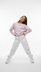 ROADWEAR Girls Pink Tie Dye Sweatshirt