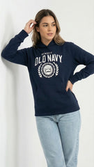 OLD NAVY Womens Chest Printed Hoodie