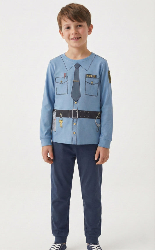 AHLENS Boys Printed Printed Pyjamas Set