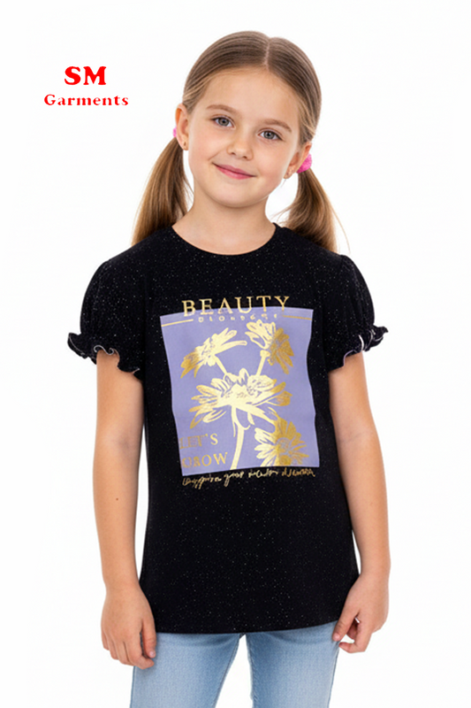 OKAIDI GIRLS PRINTED T-SHIRT