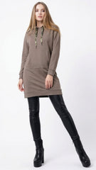 BLANCHEPORTE خواتین کی لمبی ہوڈی