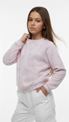 ROADWEAR Girls Pink Tie Dye Sweatshirt