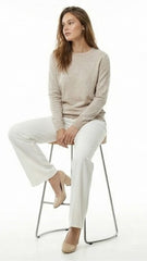 UNIT Womens Basic Biege  SweatShirt