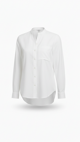 CHICOREE WOMENS BASIC WHITE SHIRT