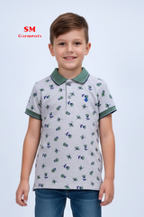 TOP TOP BOYS PRINTED POLO