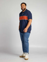 RUGBY STYLE COTTON POLO T-SHIRT